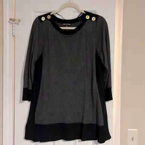 Cable & Gauge Size L 3/4 Sleeve Sweater